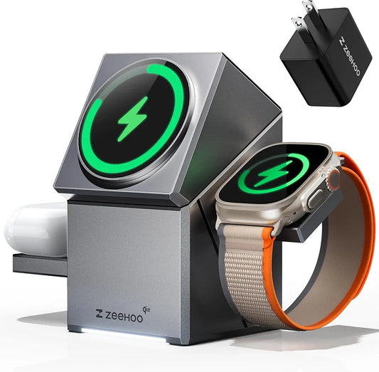 in 1 Charging Station for Apple, iPhone Mag-Safe Charger